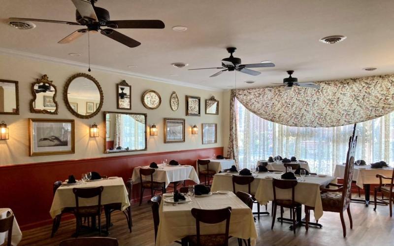 It's difficult to stay in your seat with all the interesting prints and historic photos that adorn the walls at the newly polished Bon Appetit restaurant in Seaford. The experience is well worth the short drive. BOB YESBEK PHOTO